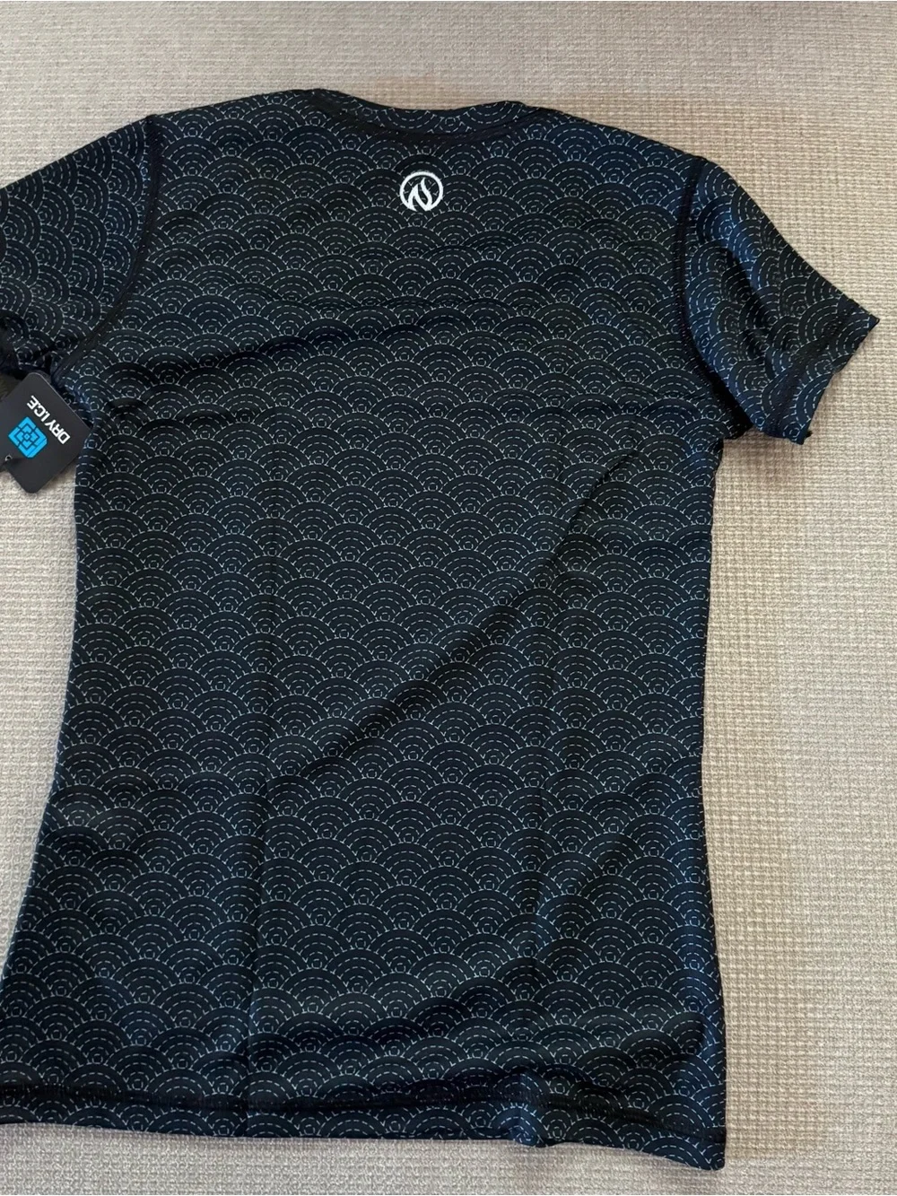 Inknburn Women's Navy Patterned Active Tee XXS - Picture 4 of 5